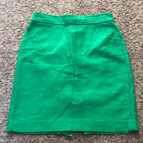 J.Crew Forest Green Pencil Skirt 2